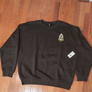 Volcom Round About Crewneck Sweatshirt Size L Black